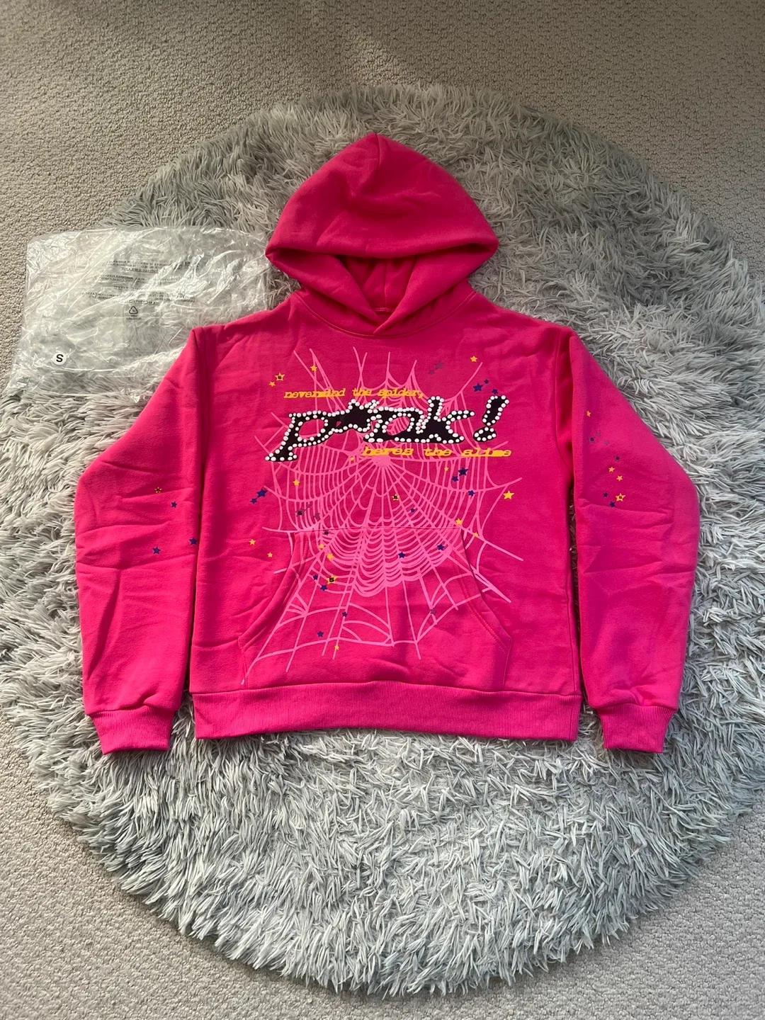 Pink Sp5der P*nk V2 Hoodies thumbnail