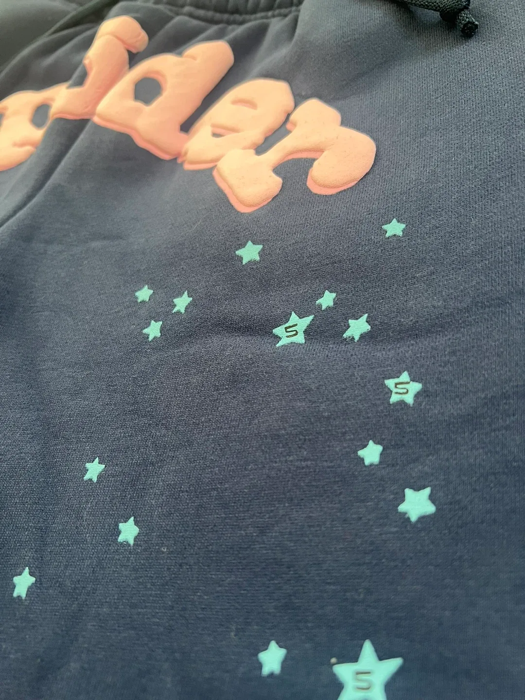 Navy OG Web Sp5der Sweatpants image indicator(2)