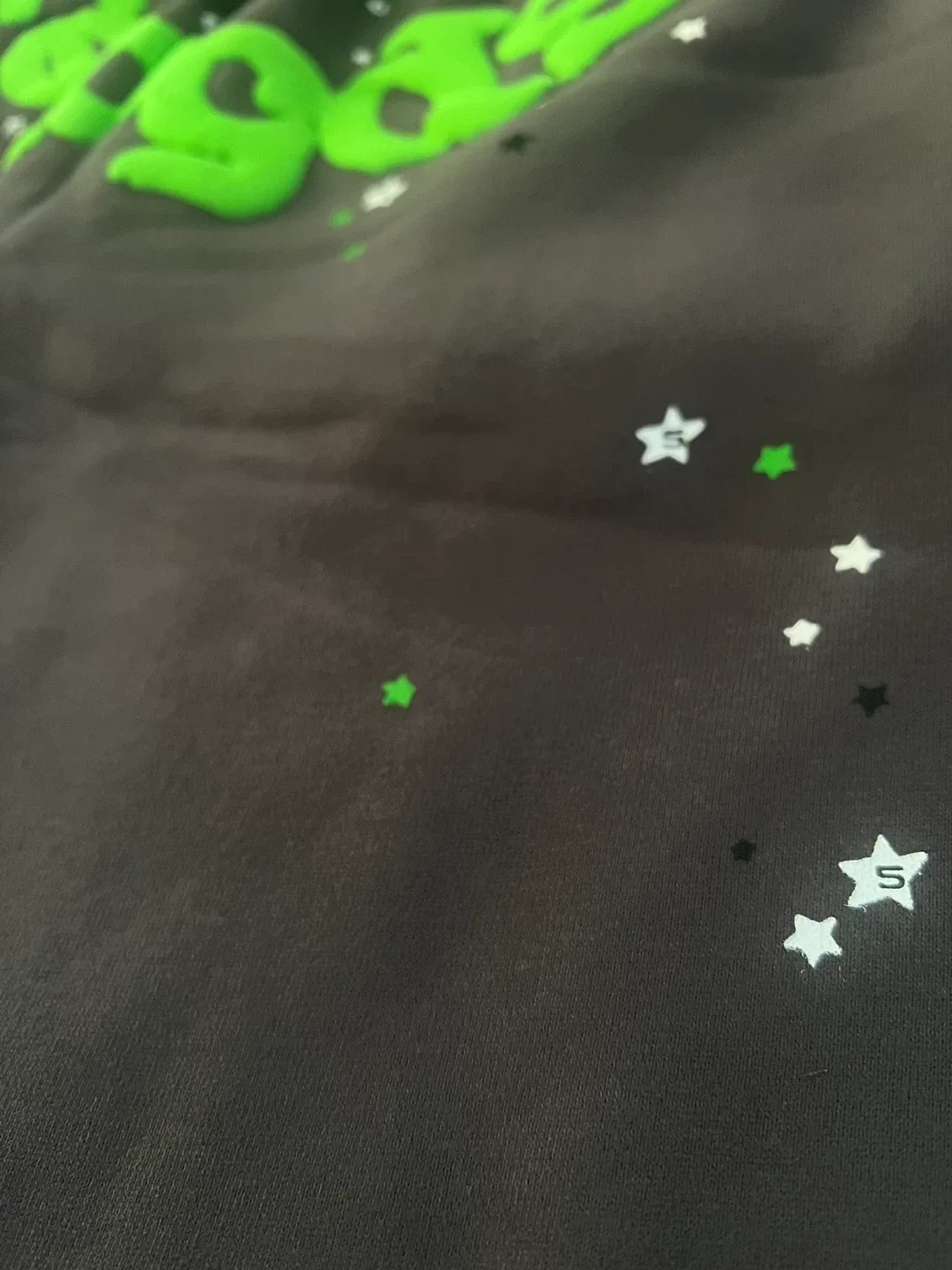 Slate Grey Wait Web Sp5der Sweatpants image indicator(2)