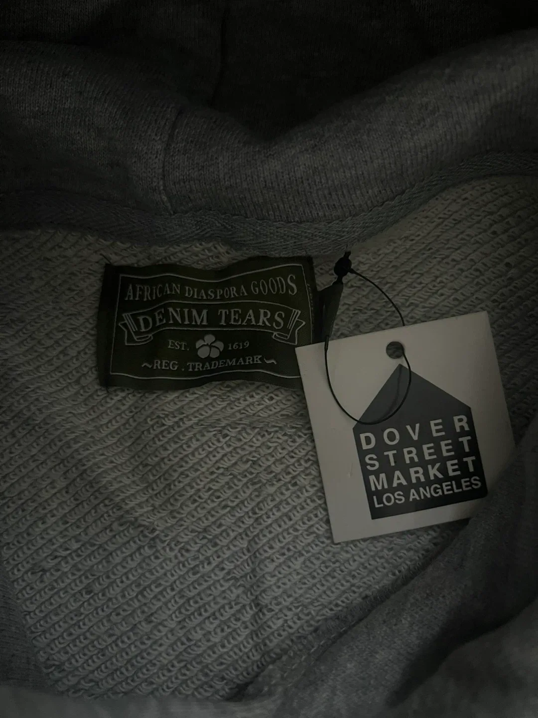 Grey Denim Tears The Cotton Wreath Hoodies image indicator(3)