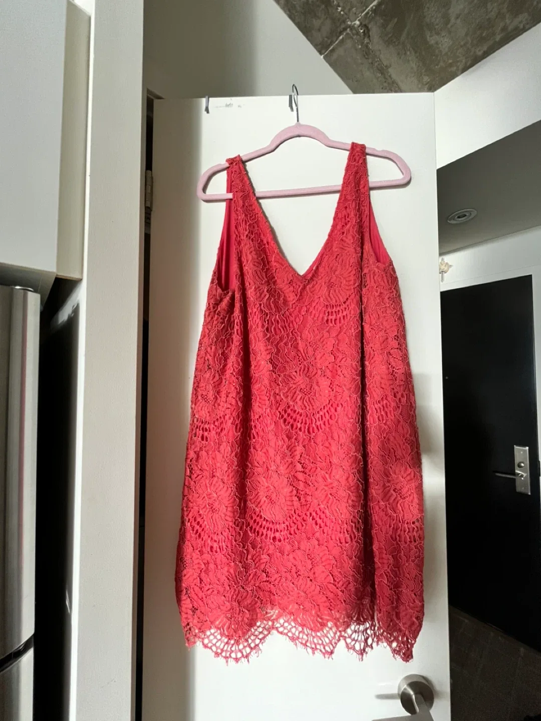 H&M Coral Lace Dress image indicator(2)