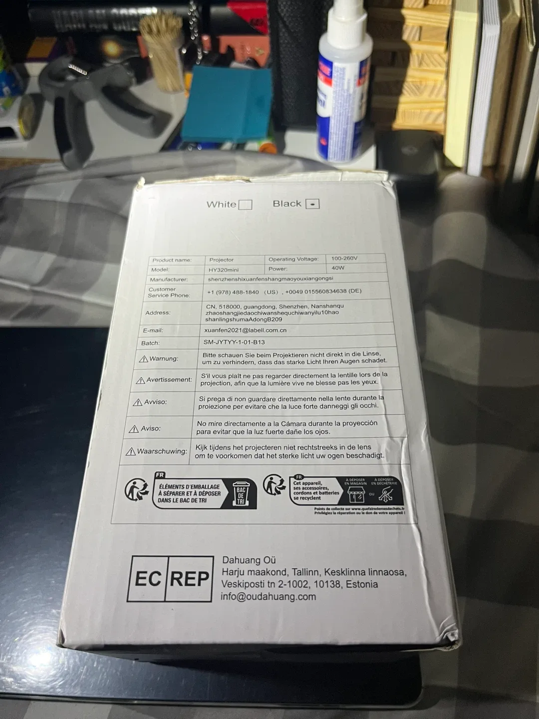 Hippus HY320MINI Projector image indicator(2)