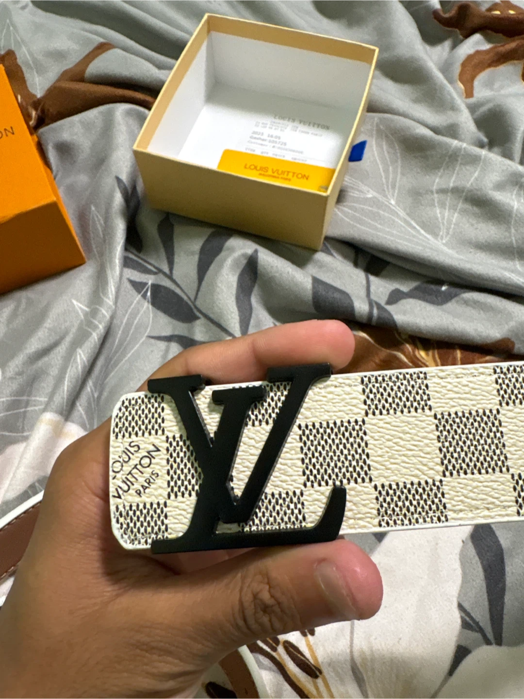 Louis Vuitton Damier Azur Belt