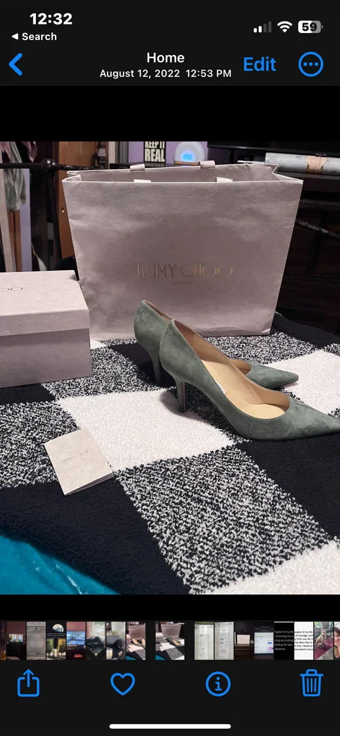 Jimmy Choo Suede Heels - Size 39 image indicator(2)