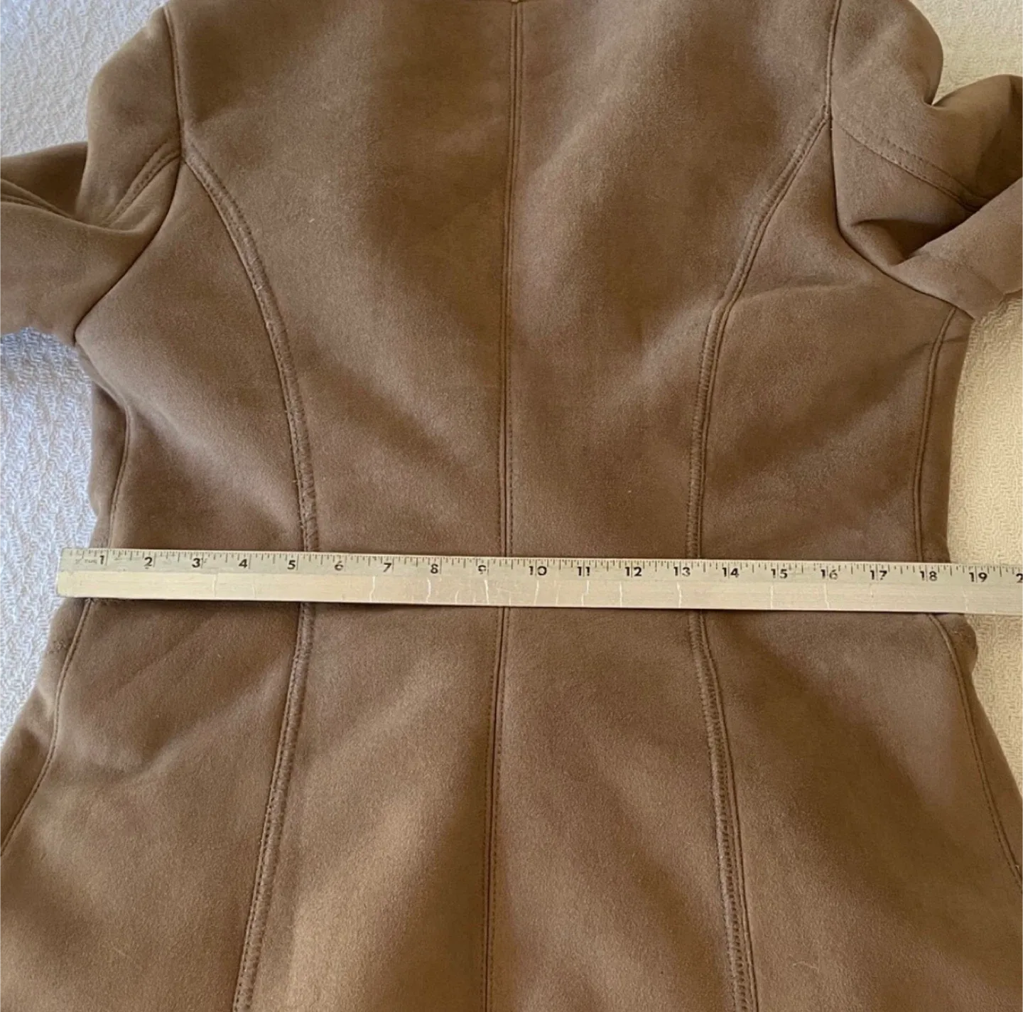 Vintage 70s Penny Lane Coat Faux Fur & Faux Suede image indicator(7)