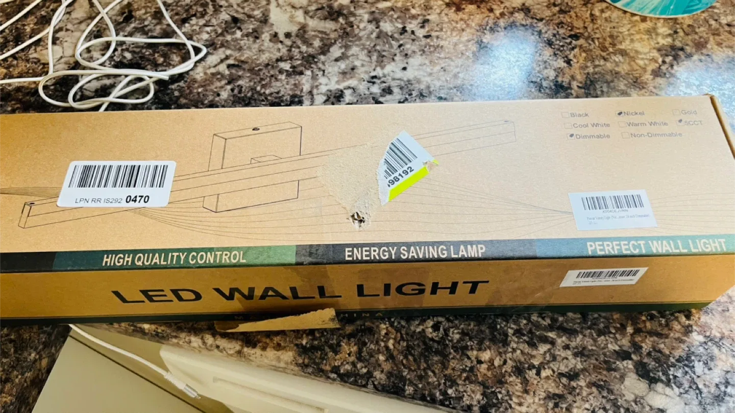 LED Wall Light - New in Box! thumbnail