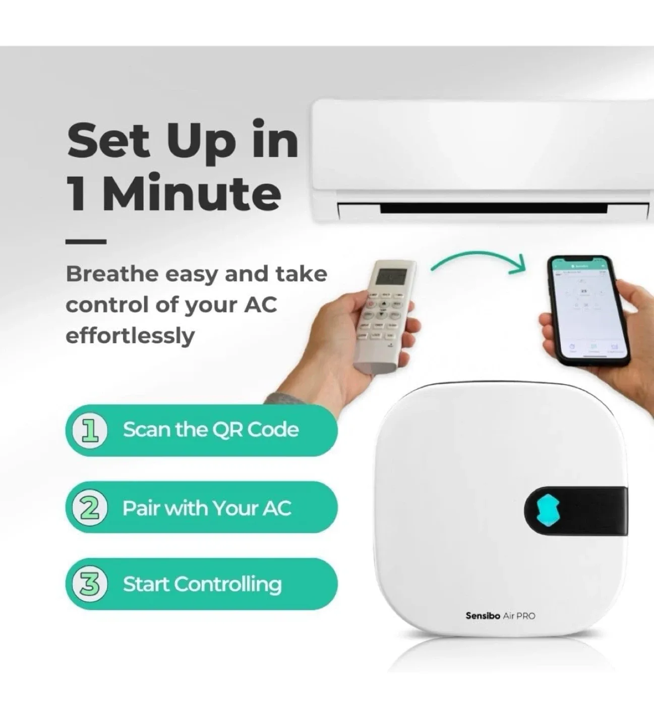 Sensibo Air PRO - Smart Air Conditioner Controller image indicator(4)