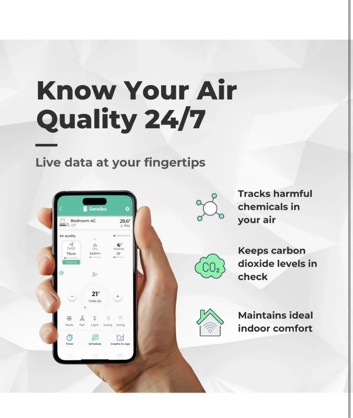 Sensibo Air PRO - Smart Air Conditioner Controller image indicator(7)