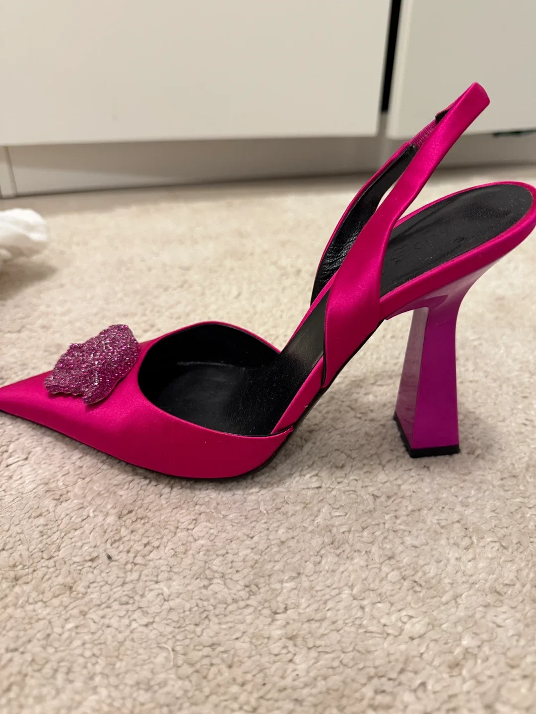 Versace Pink Heels, Size 37