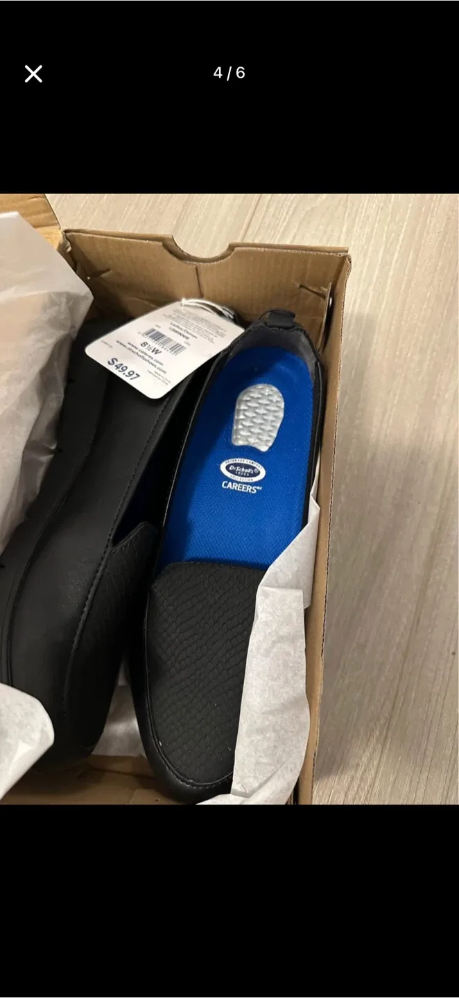 Dr. Scholl's Careers Winnie Black Loafers - Size 8.5W image indicator(2)