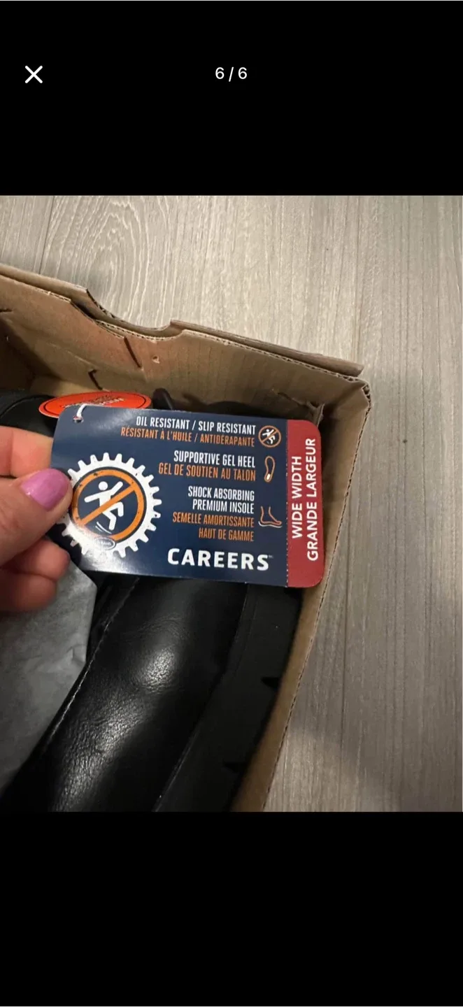 Dr. Scholl's Careers Winnie Black Loafers - Size 8.5W image indicator(6)