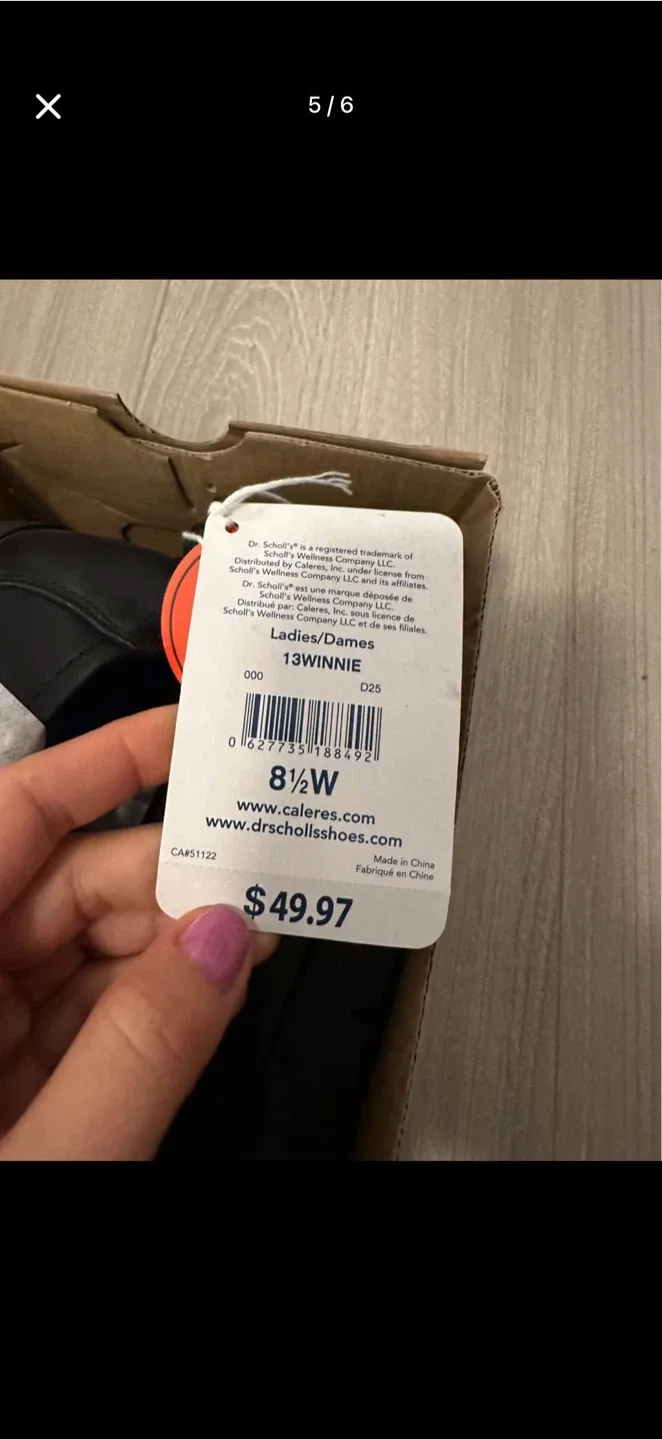 Dr. Scholl's Careers Winnie Black Loafers - Size 8.5W image indicator(5)