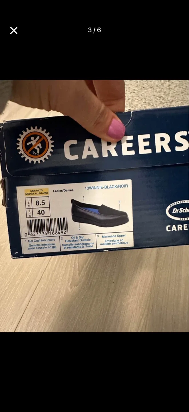 Dr. Scholl's Careers Winnie Black Loafers - Size 8.5W image indicator(3)