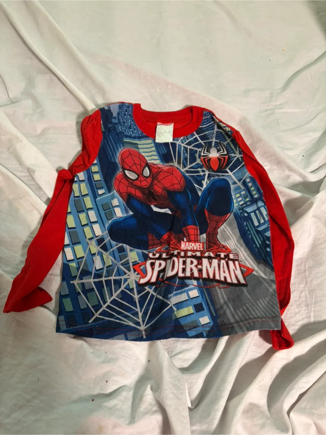Marvel Spiderman Long Sleeve Shirt Size 2T