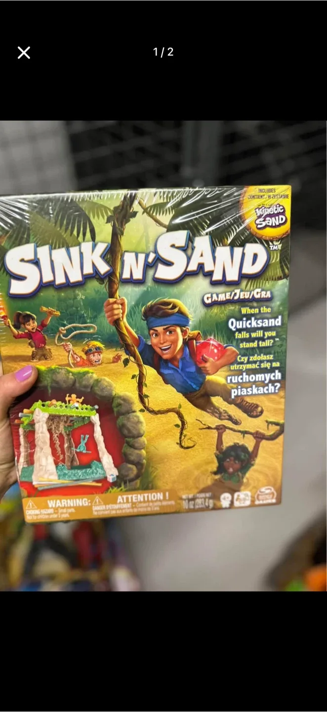 Kinetic Sand Sink N Sand Game