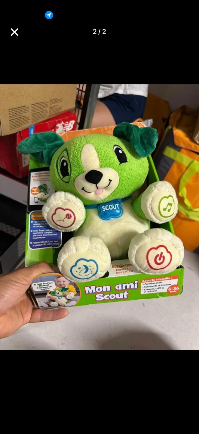 LeapFrog My Pal Scout Plush Toy French