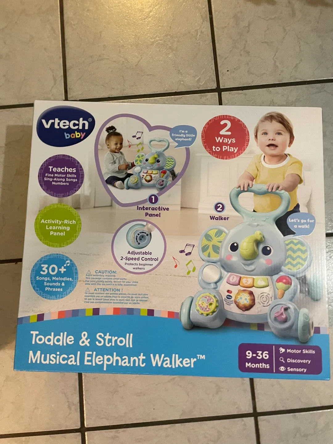 VTech Toddle & Stroll Musical Elephant Walker image indicator(6)