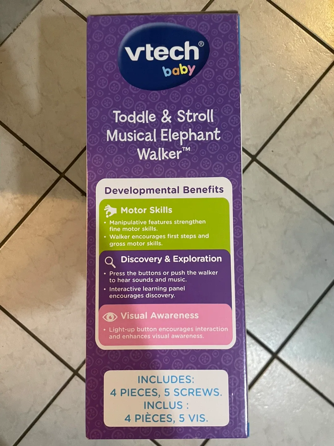 VTech Toddle & Stroll Musical Elephant Walker image indicator(9)