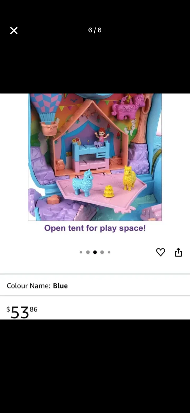 Polly Pocket Llama Party Playset - New in Box! image indicator(2)