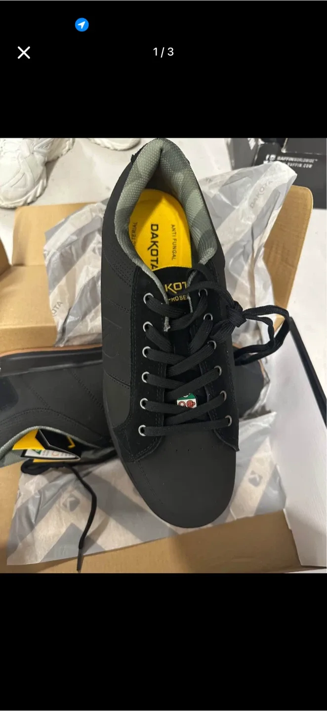 Dakota work Series Black Shoes - Size 13