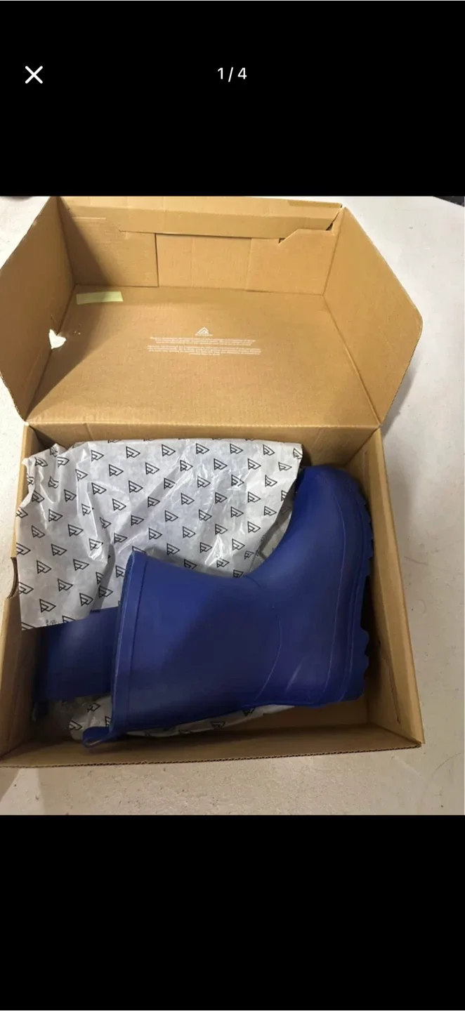 Ripzone Kids' Rain Boots - Size us 1  13t/c eur- Blue image indicator(2)