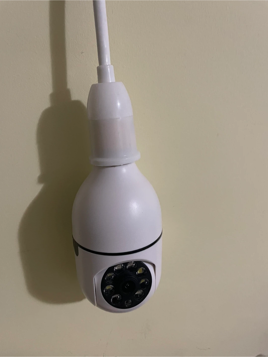 Light Bulb Security Camera Wireless Indoor - White - photo 4