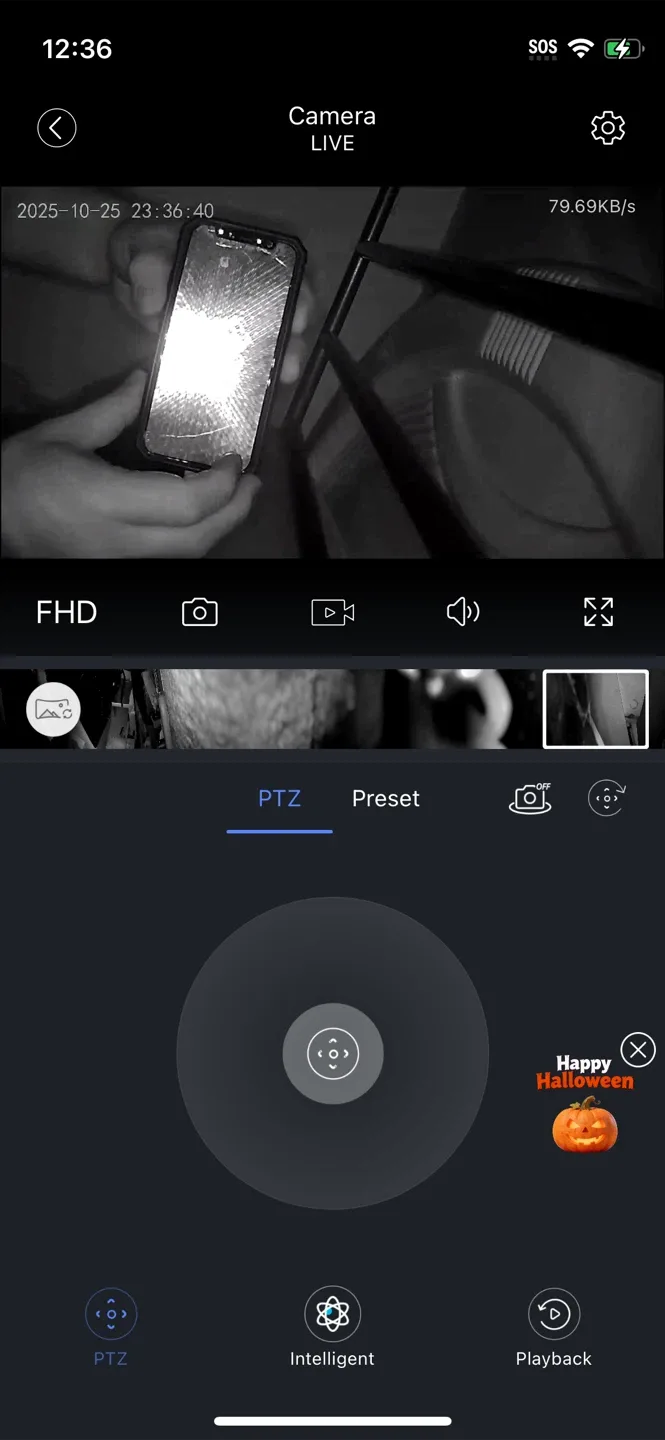 Light Bulb Security Camera Wireless Indoor - White image indicator(6)