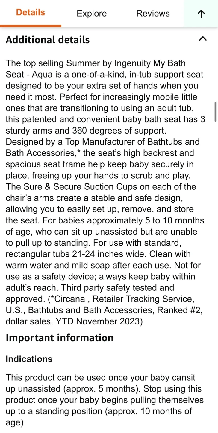 Summer Infant My Bath Seat image indicator(9)