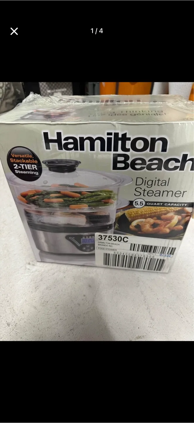 Hamilton Beach 5.5 Quart Digital Food Steamer - New