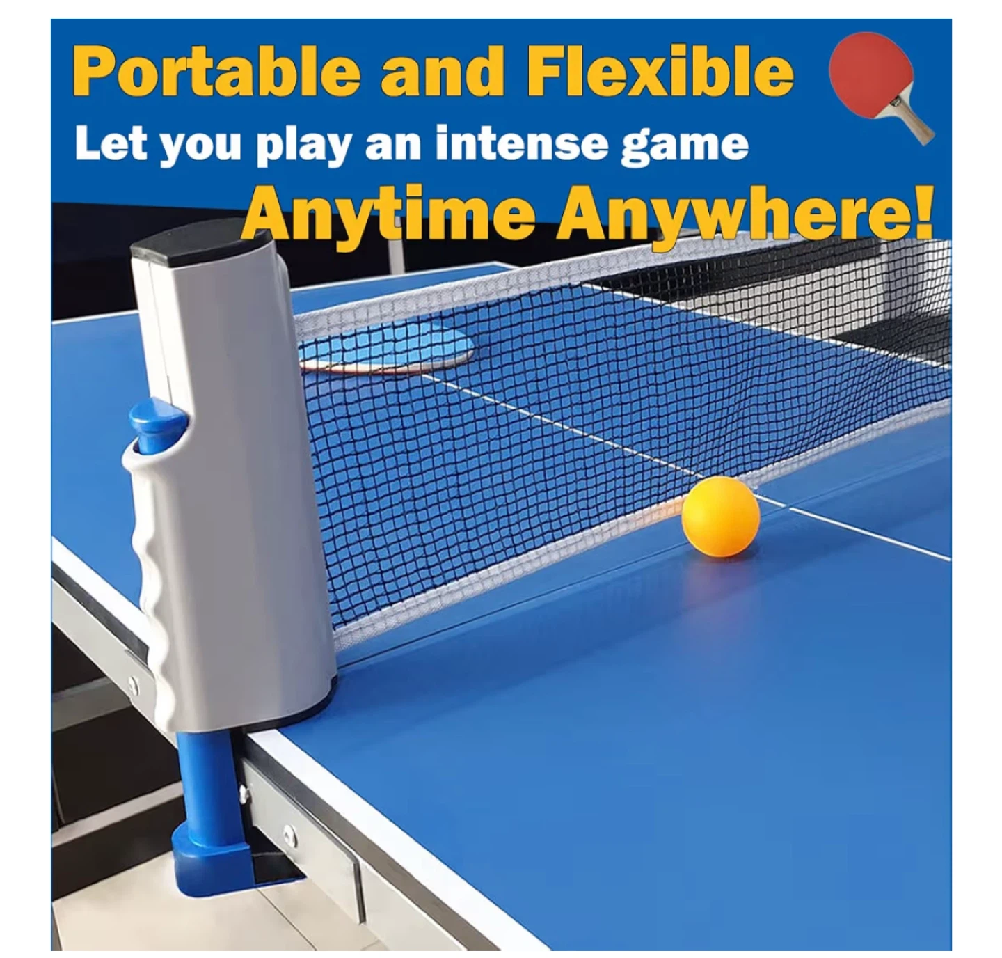 Portable Table Tennis Net Set - photo 3