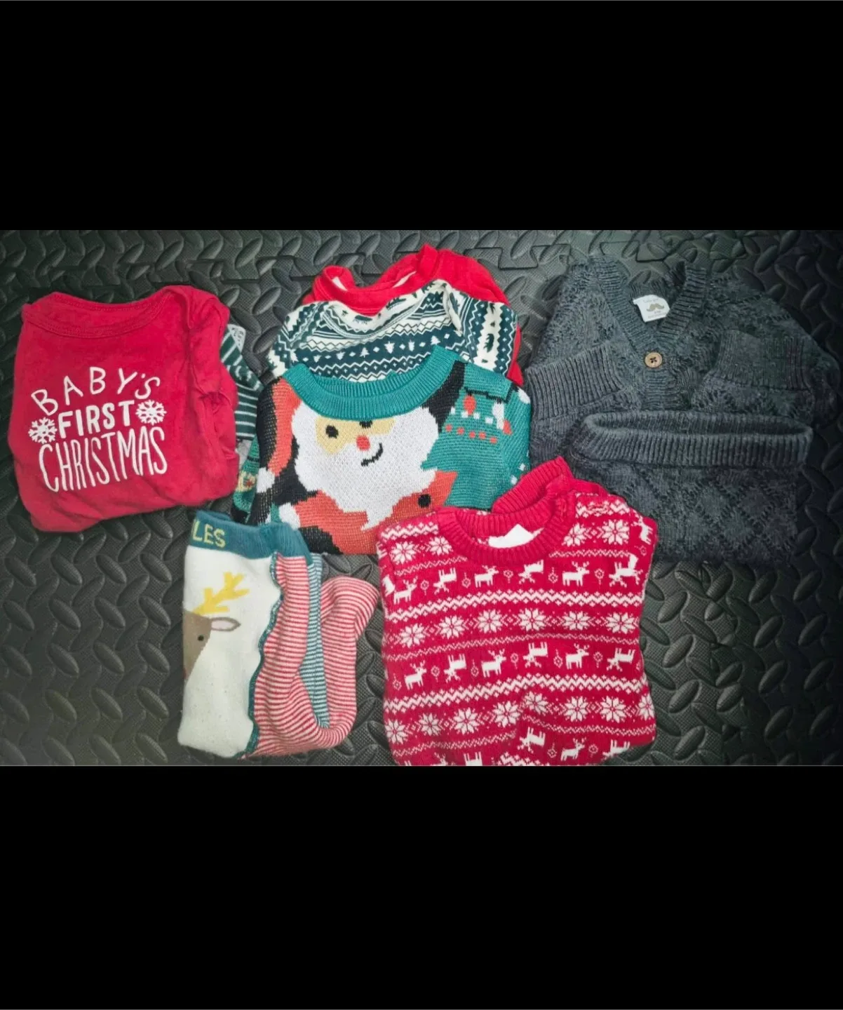 Baby boy Christmas clothes 0-3 month old image indicator(2)