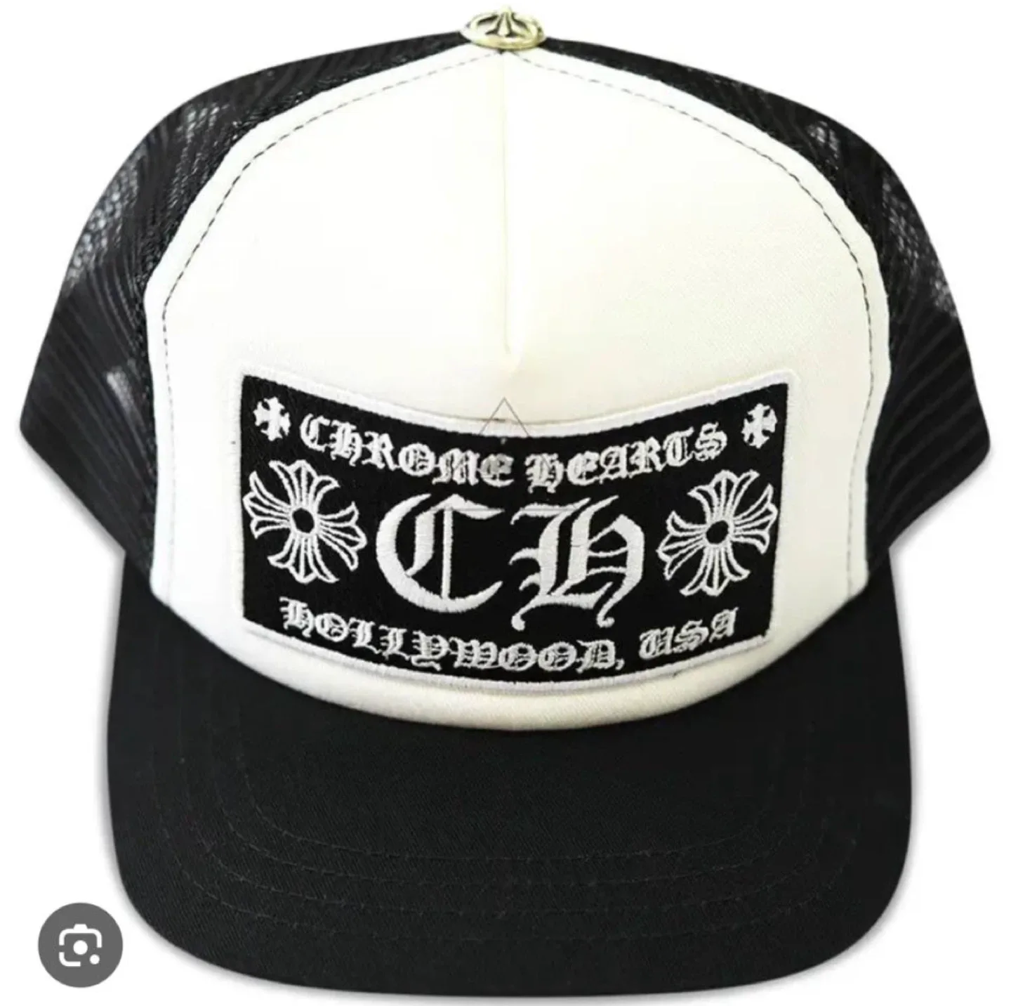 Chrome Hearts Trucker Hat - Black/White thumbnail