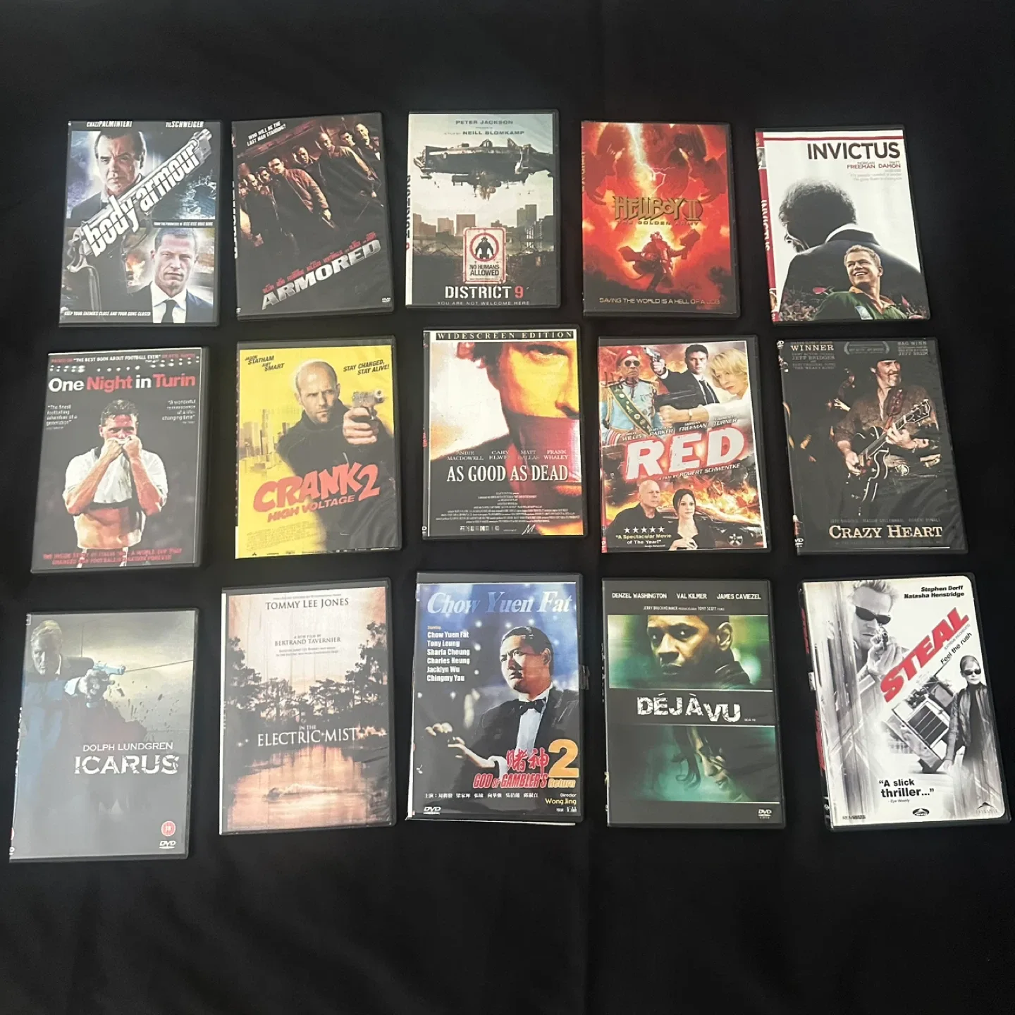 Collection of action movie DVDs (42) image indicator(3)