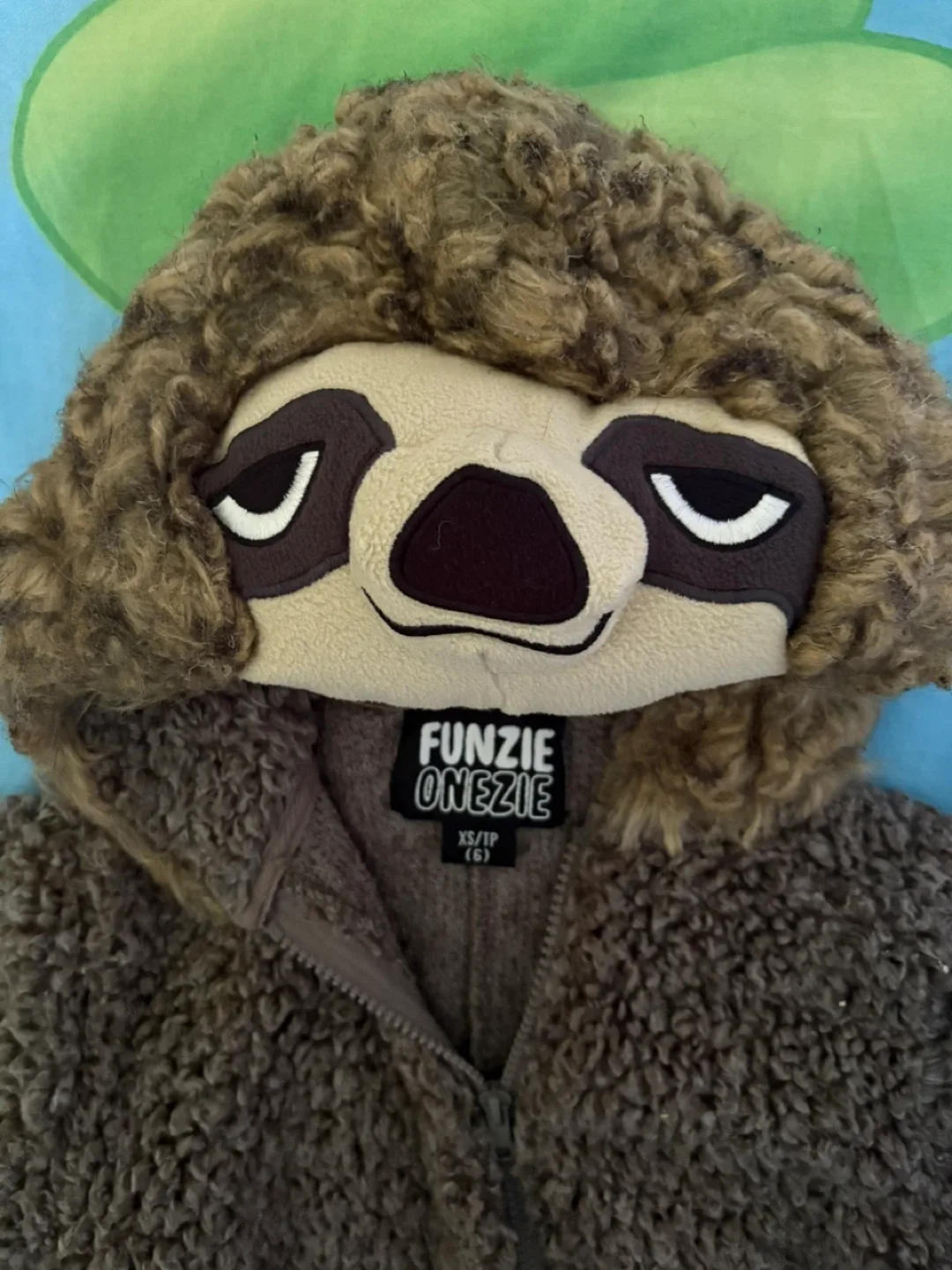Funzie Onezie Sloth Costume - Size XS/1P (6) image indicator(3)