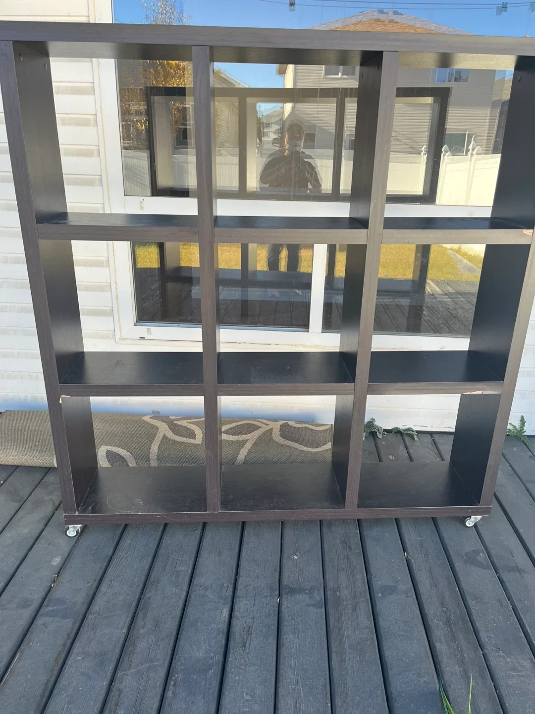 Brown 3x4 Cube Storage Shelf Unit