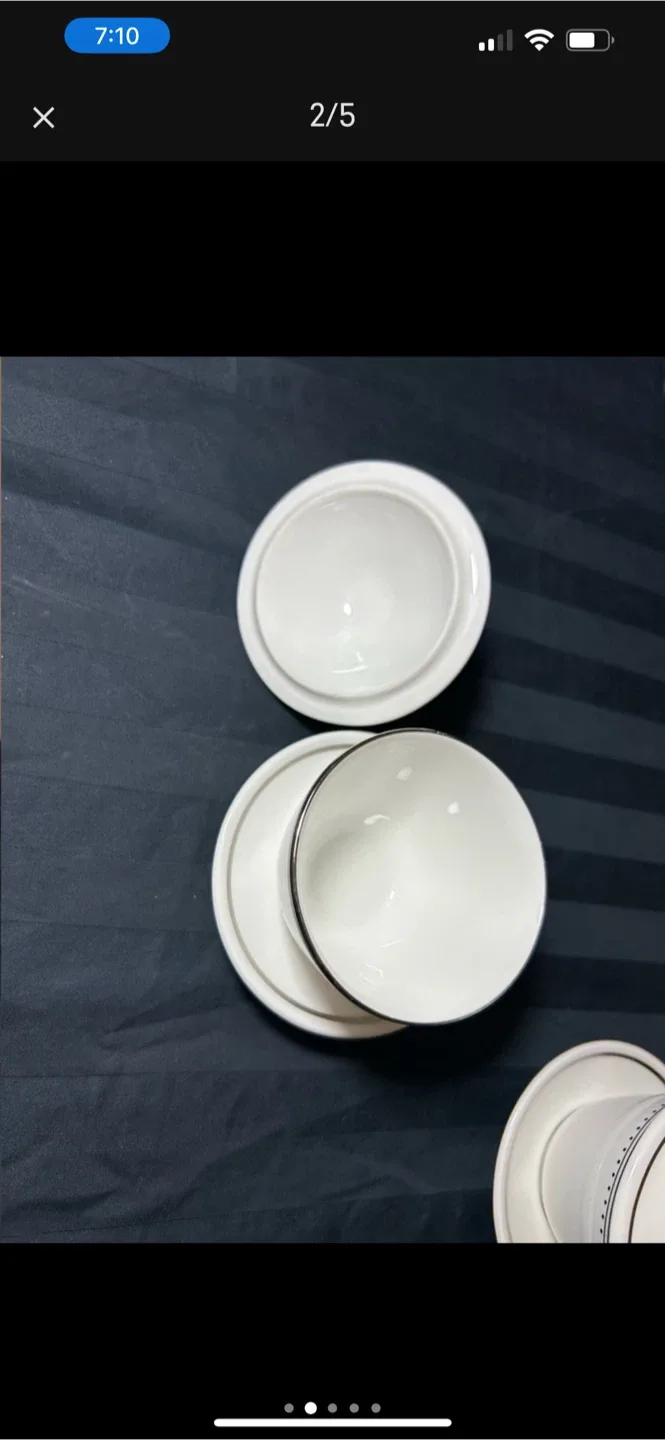 Vera Wang Wedgwood Grosgrain Sugar Bowls with Lids image indicator(2)