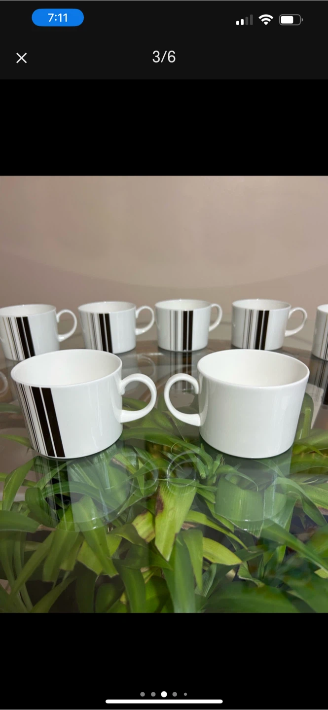 Wedgwood Parallels Bone China Mugs - Set of 6 - photo 4