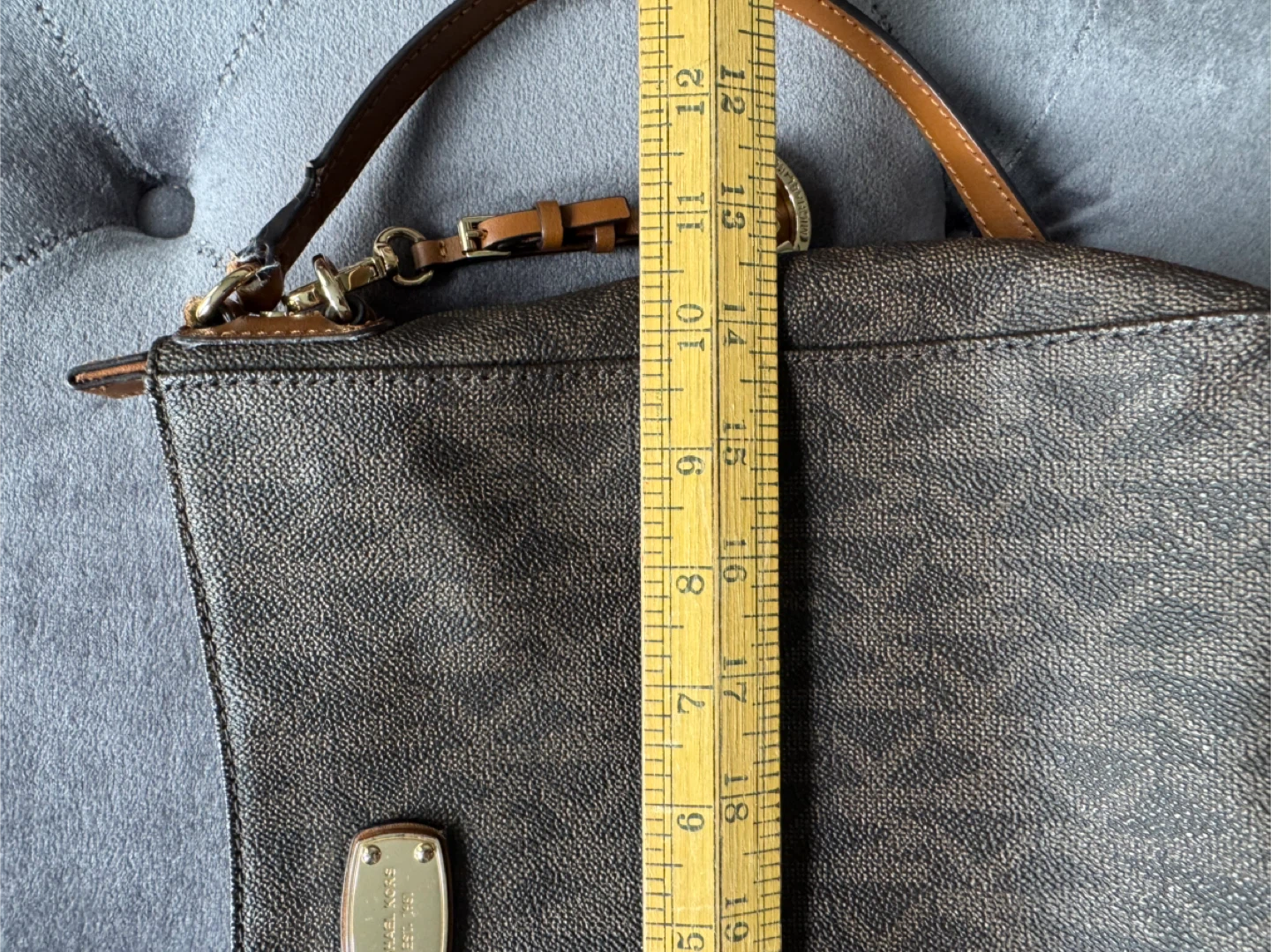 Michael Kors Brown Monogram Crossbody Bag - photo 3