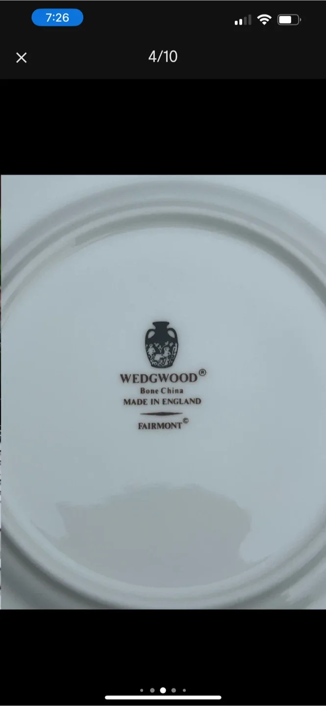 Wedgwood Fairmont Bone China Dinnerware Set image indicator(4)
