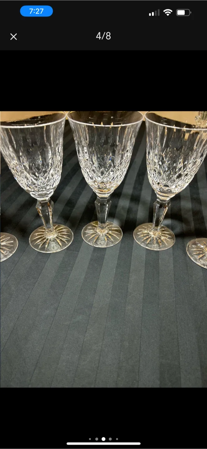 Set of 5 Pre-owned Red Wine Glasses by ROYAL DOULTON image indicator(4)