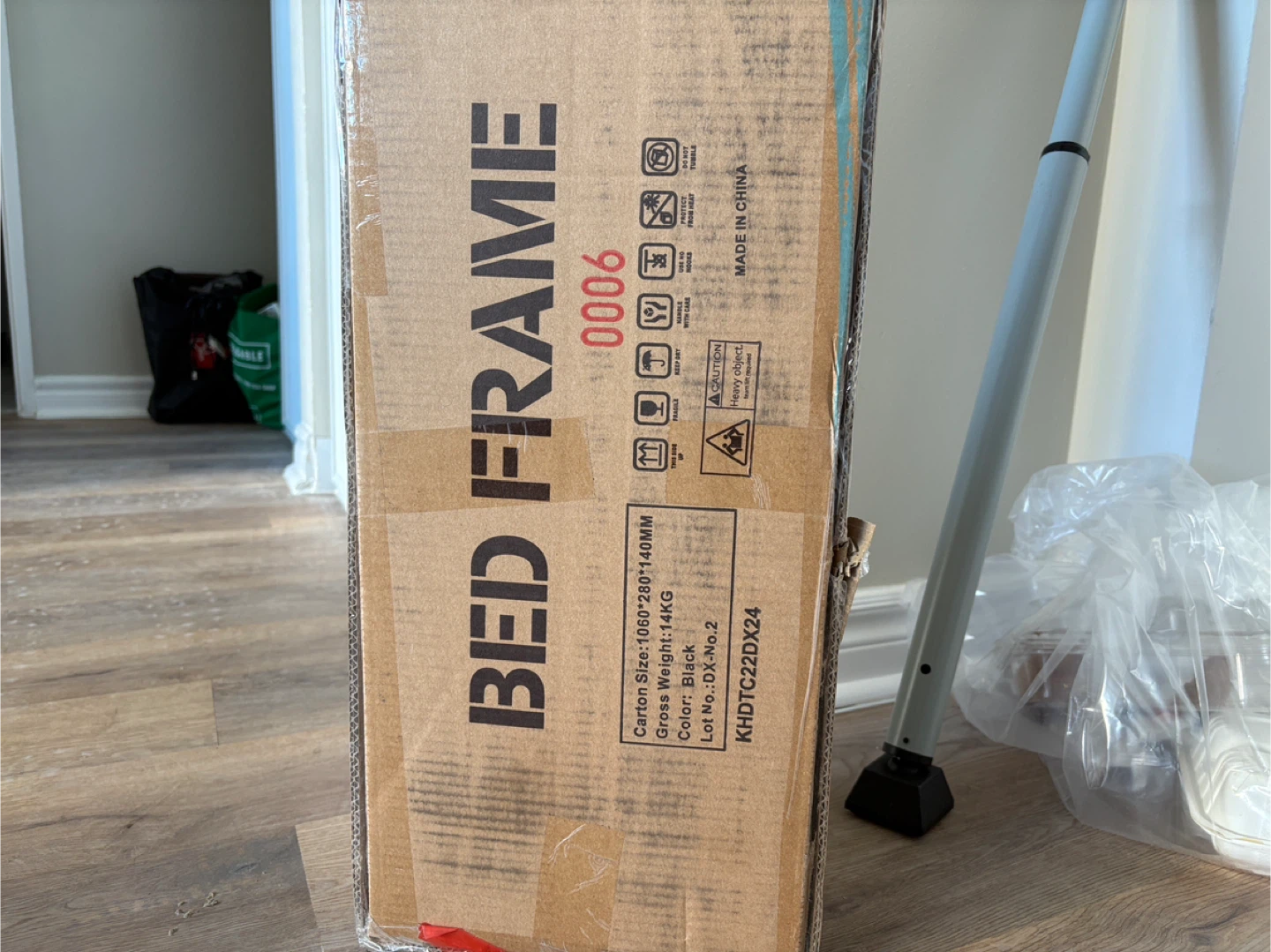 Twin Size Black Metal Bed Frame (New in Box)