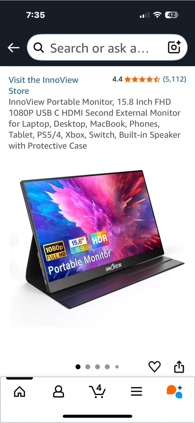 InnoView 15.8" Portable Monitor - photo 4