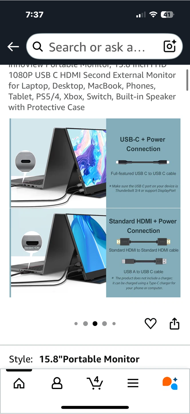 InnoView 15.8" Portable Monitor - photo 5