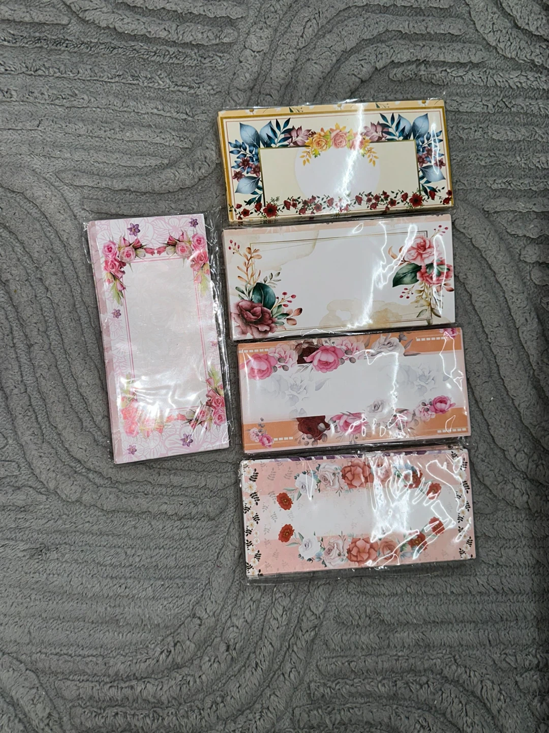 Floral Design Cash Envelopes - New!