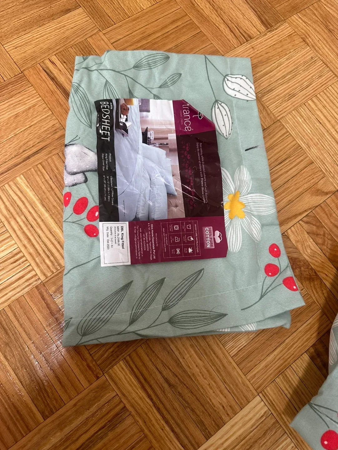 Trance Home Linen King Fitted Bedsheet Set thumbnail