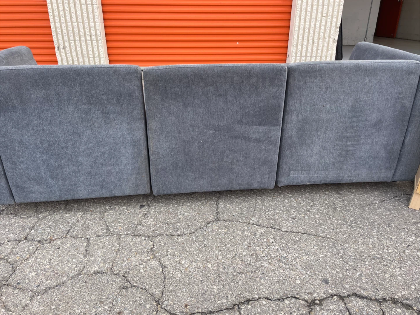 Grey Modular Sectional Sofa - photo 2