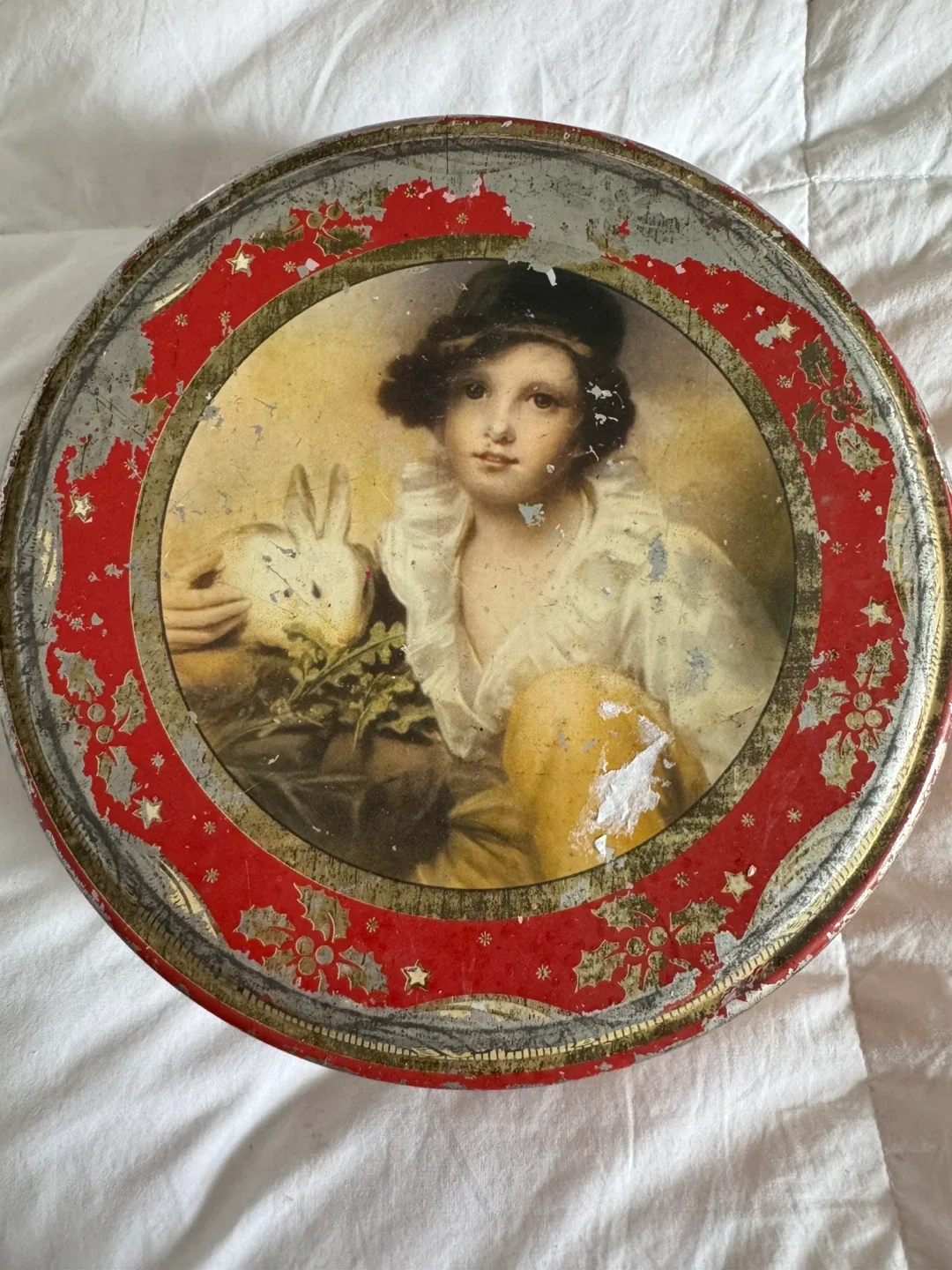Vintage very old Antique Tin thumbnail