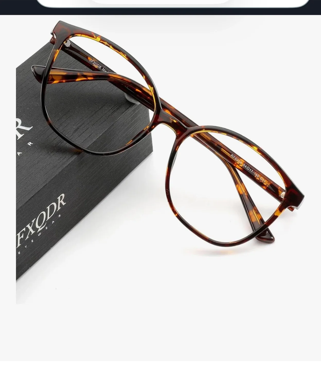 Tortoise Shell Eyeglasses image indicator(3)