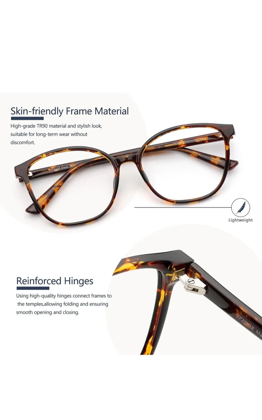 Tortoise Shell Eyeglasses image indicator(4)