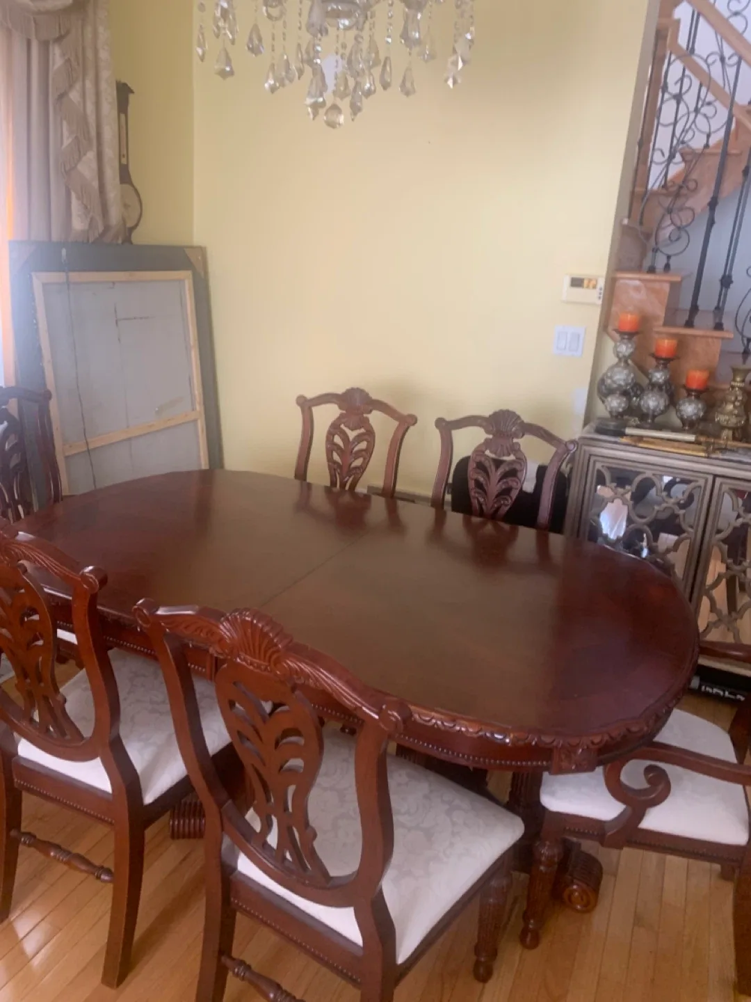 Dining Table with 6 Chairs - Wood image indicator(2)